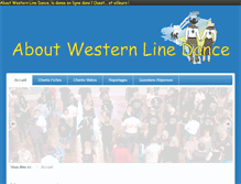 Tablet Screenshot of aboutwesternlinedance.fr